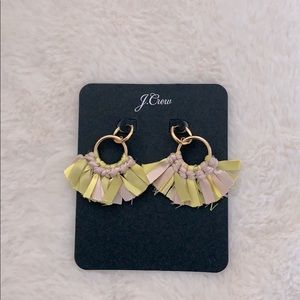 J.CREW Fabric Fan Earrings AK856